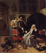 Jan Steen The Doctor-s vistit oil on canvas